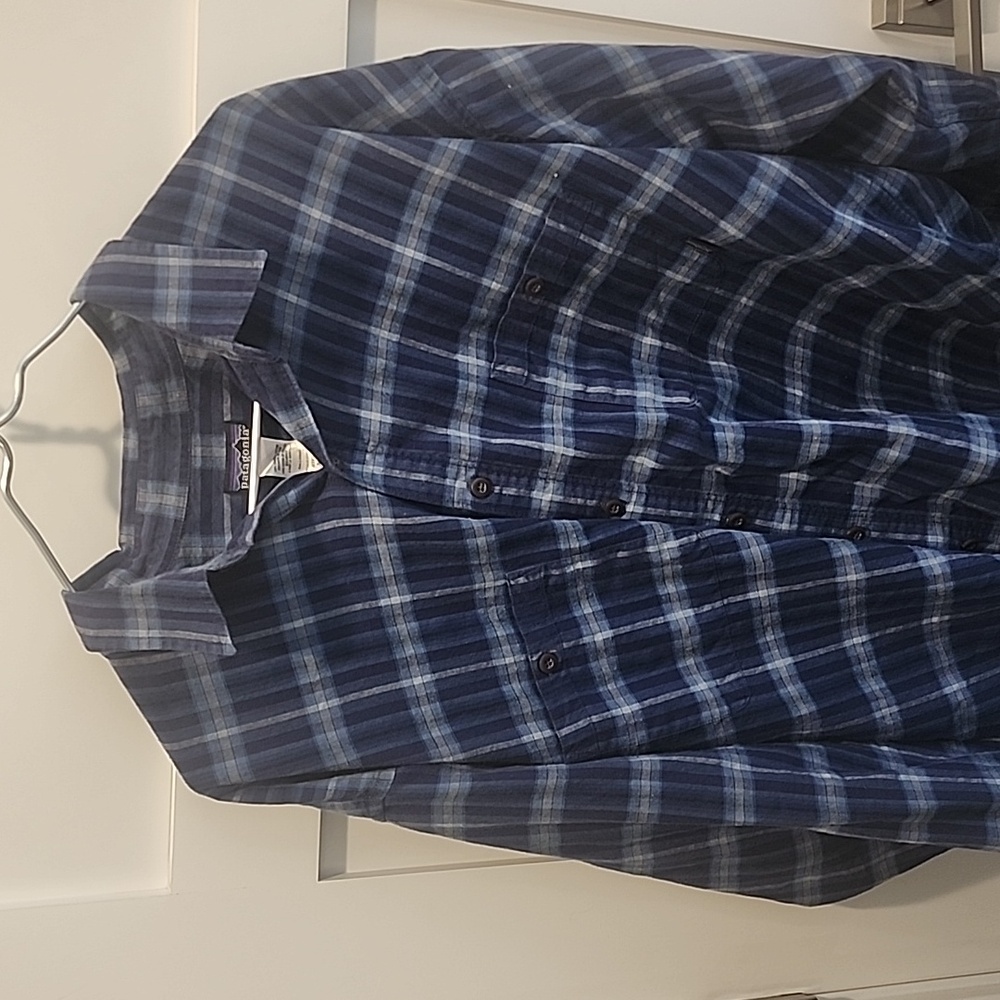XL Patagonia plaid button down